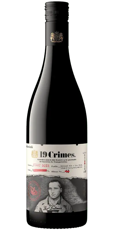 19 Crimes Pinot Noir 750ml Bayfields Liquor Superstore