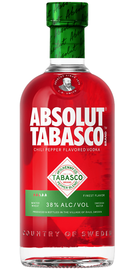 Absolut Vodka Tabasco 700ml Bayfields Liquor Superstore
