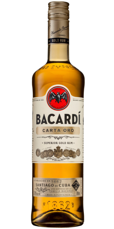 Bacardi Carta Oro Gold Rum 700ml