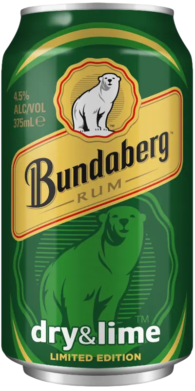 Bundaberg Dry & Lime Can 375ml Bayfields Liquor Superstore