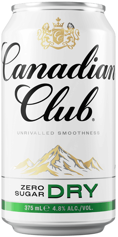 Canadian Club Zero Sugar Dry Can 375ml Bayfields Liquor Superstore