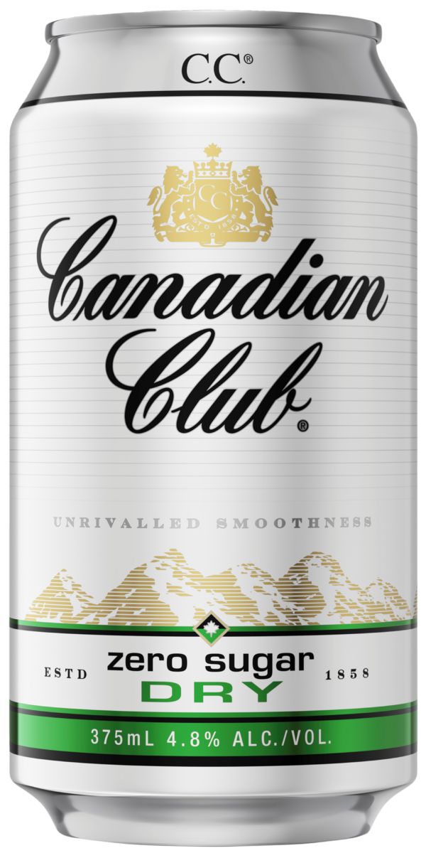 Canadian Club & Zero Sugar Dry Can 375ml Bayfields Liquor Superstore