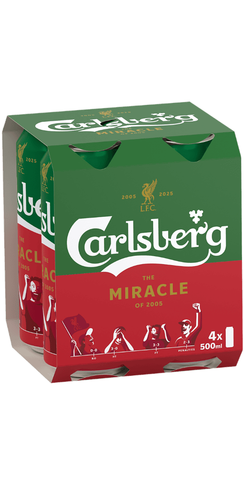Carlsberg Liverpool The Miracle Of 2005 4 Pack 500ml Bayfields Liquor Superstore