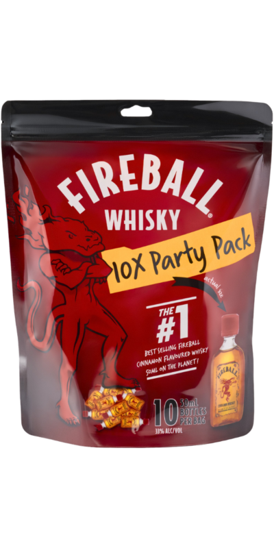 Fireball Cinnamon Whisky 50ml Party Pack Bayfields Liquor Superstore