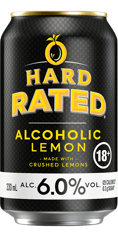 Hard Rated Alcoholic Lemon 6% 330ml Bayfields Liquor Superstore