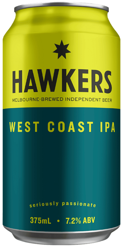 Hawkers West Coast IPA 375ml Bayfields Liquor Superstore