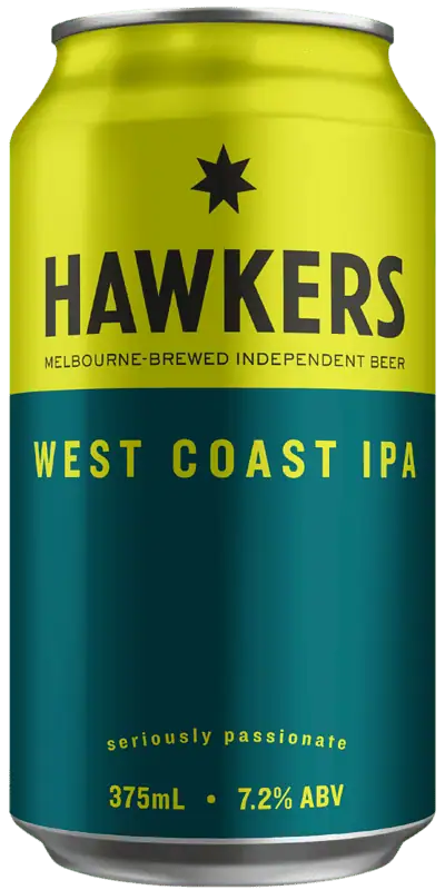 Hawkers West Coast IPA 375ml Bayfields Liquor Superstore