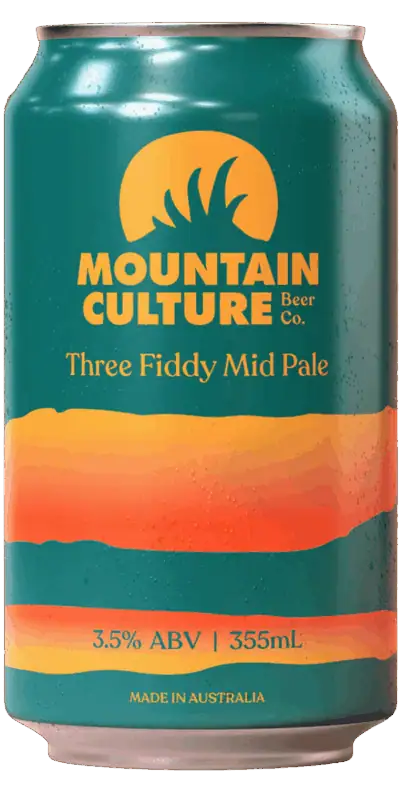 Mountain Culture Three Fiddy Mid Pale 355ml Bayfields Liquor Superstore