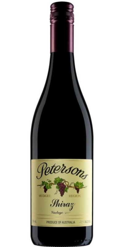Petersons Mudgee Shiraz 750ml Bayfields Liquor Superstore
