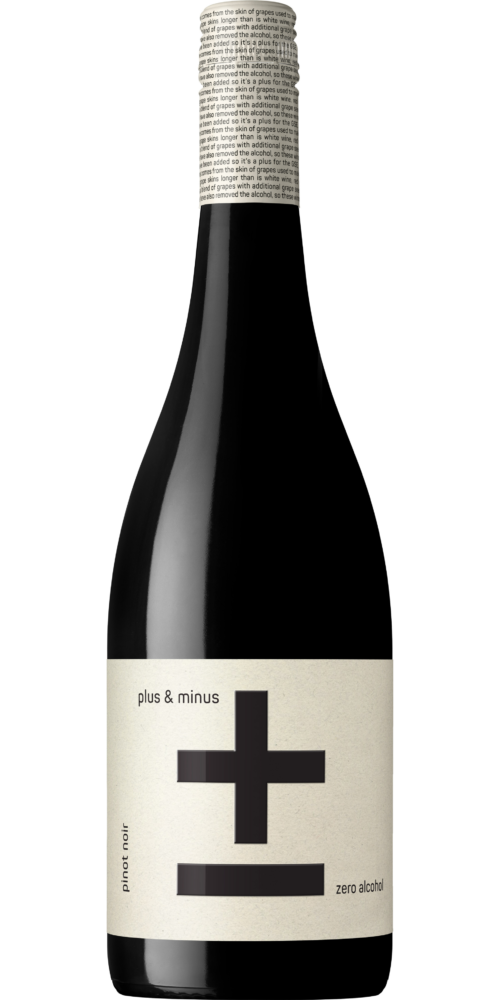 Plus & Minus Zero Alcohol Pinot Noir 750ml Bayfields Liquor Superstore