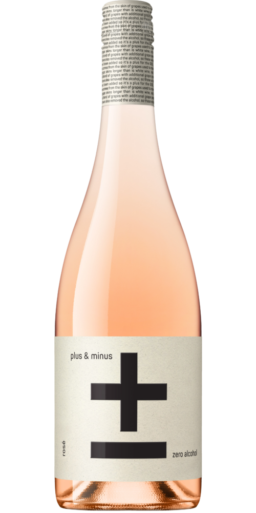 Plus & Minus Zero Alcohol Rose 750ml Bayfields Liquor Superstore