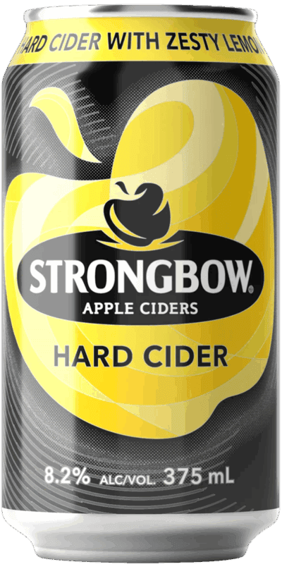 Strongbow Hard Lemon Cider Can 375ml Bayfields Liquor Superstore